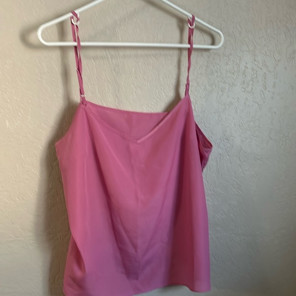 J crew eyelet pink blouse size large EUC - Picture 3 of 4